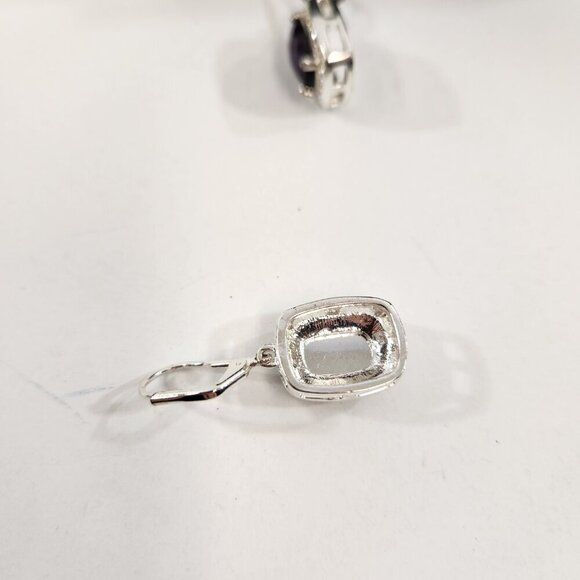 Avon Monaco Nights Drop Earrings Pendant Necklace Gift Sets Purple & Red NEW - Picture 9 of 15